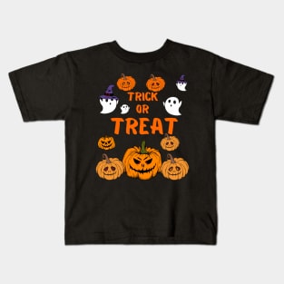 Trick or treat: a special Halloween design Kids T-Shirt